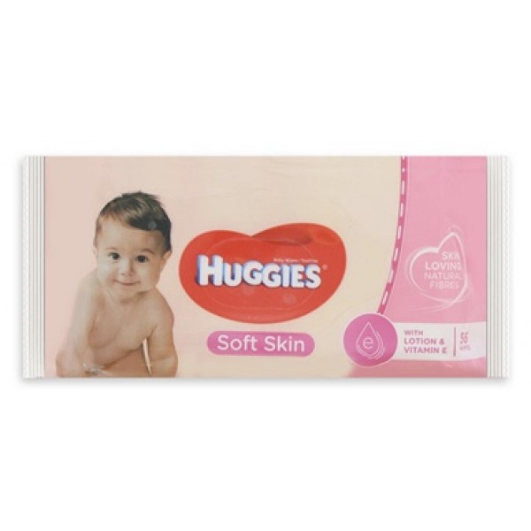 Huggies - Soft Skin Wipes 56 
