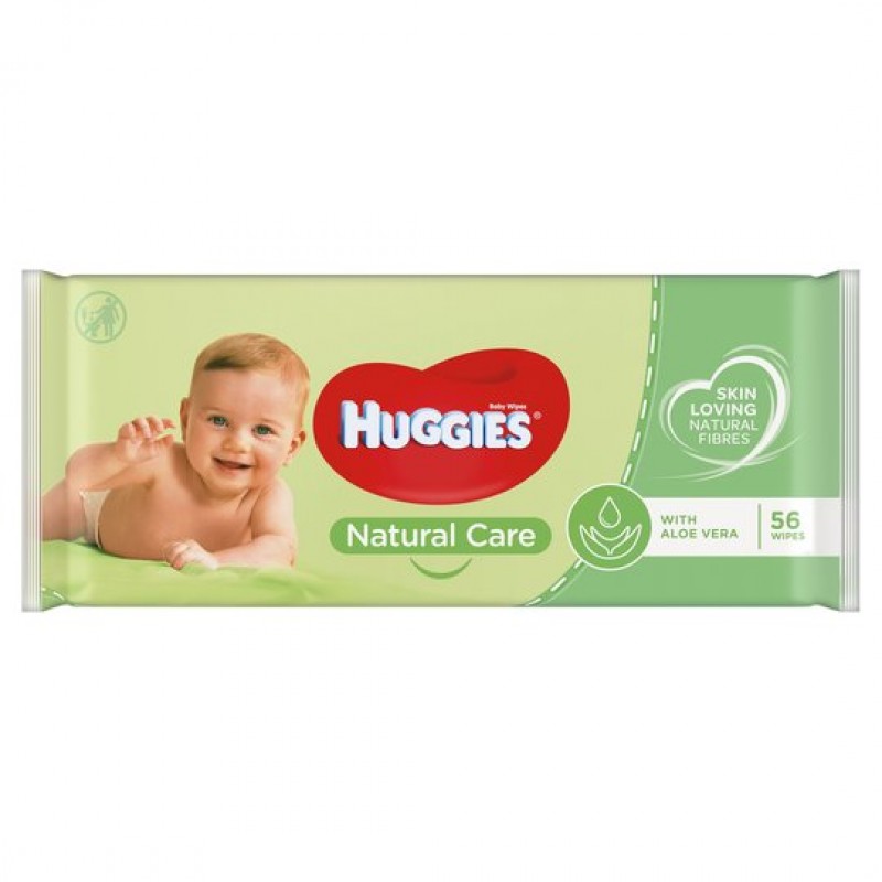 Huggies - Natural Care Aloe Vera 56