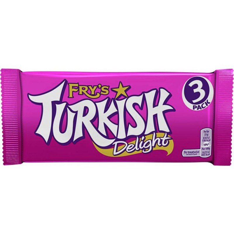 Fry’s - Turkish Delight Bar 3 pack 