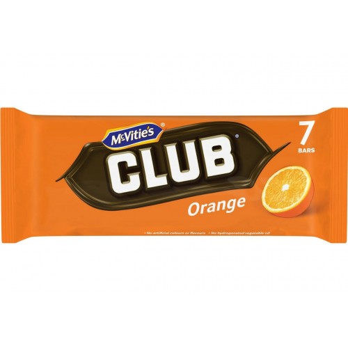 Mcvitie's - Club Orange Chocolate Bars 7 pk