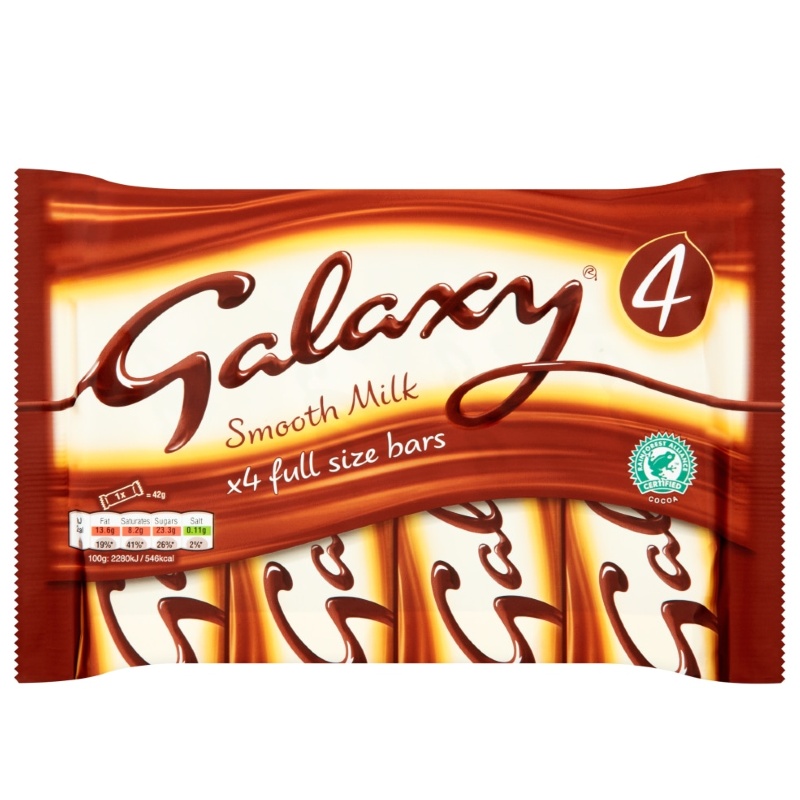 Galaxy - Chocolate Multipack 4  