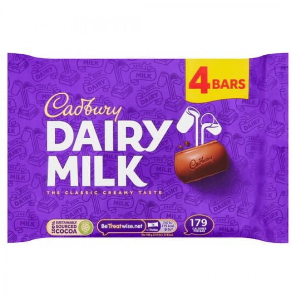 Cadbury - Dairy Milk Multipack 4 