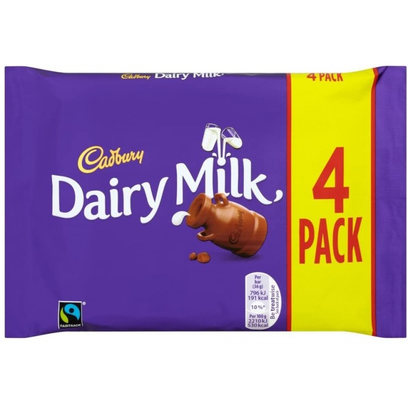Cadbury - Dairy Milk Multipack 4 