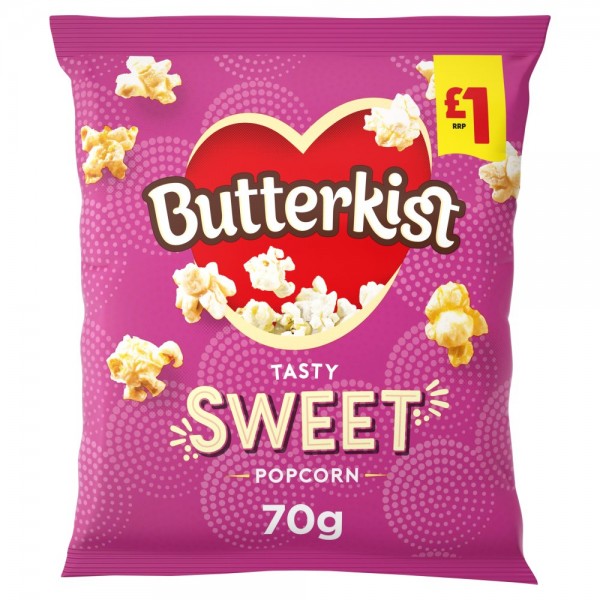 Butterkist - Tasty Sweet popcorn 