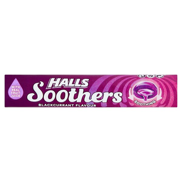 Halls - Blackcurrant Soothers 
