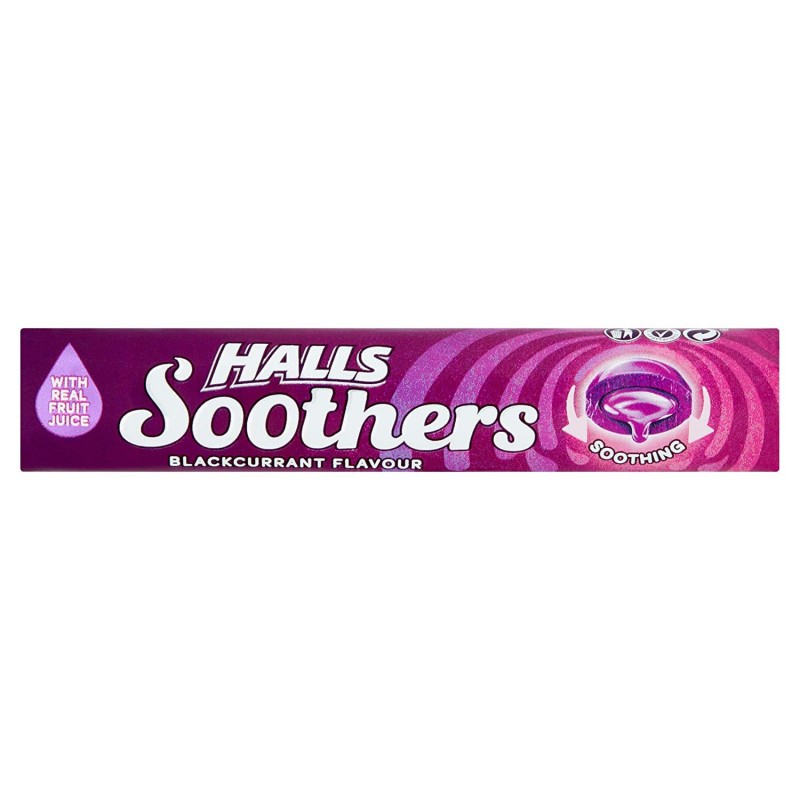 Halls - Blackcurrant Soothers 