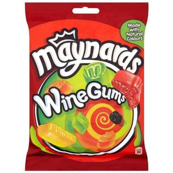 Maynards Bassetts - Wine Gums Bag sweets 165 g 