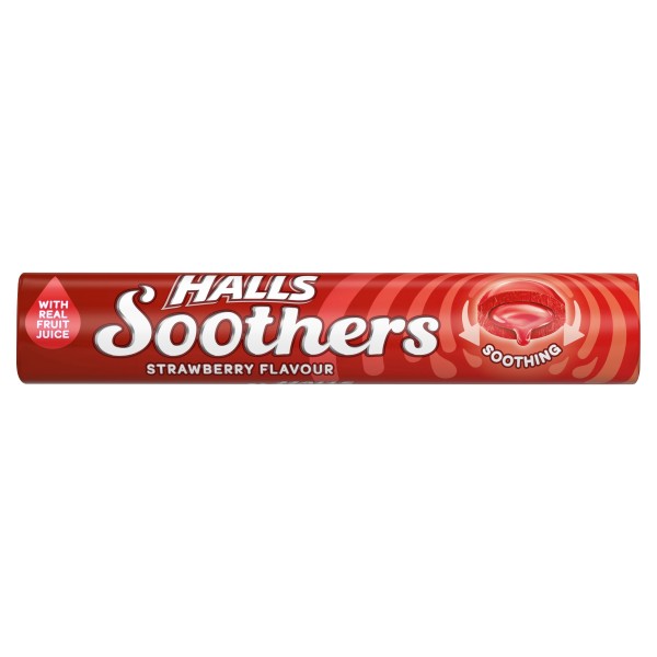 Halls - Strawberry Soothers 