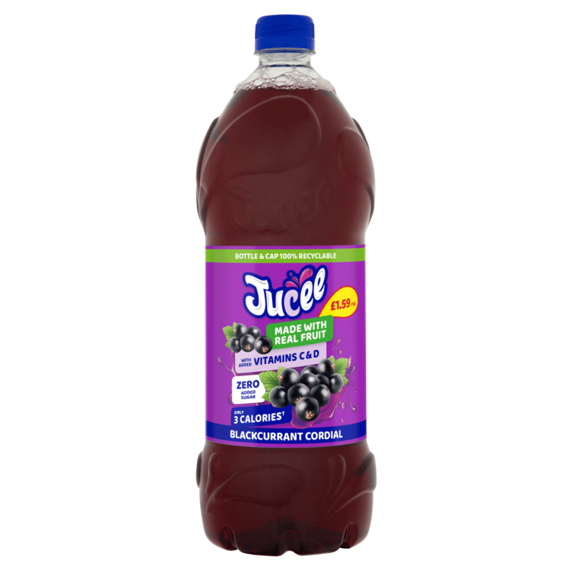 Jucee - Blackcurrent Cordial Drink 1.5 L