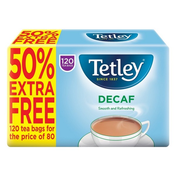 Tetley - Decaf Tea bags 120