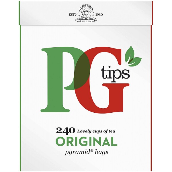 PG Tips Original Tea Bags 240 Pack 696 g 