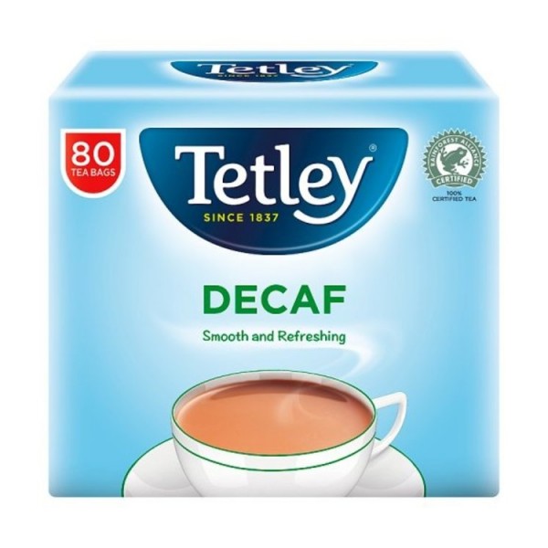 Tetley - Decaf Tea bags 80's
