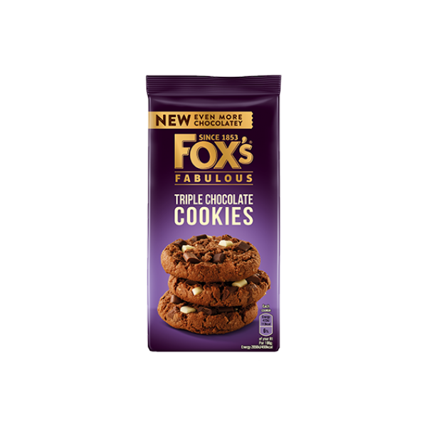 Fox's - Triple Chocolate Chunk Cookies