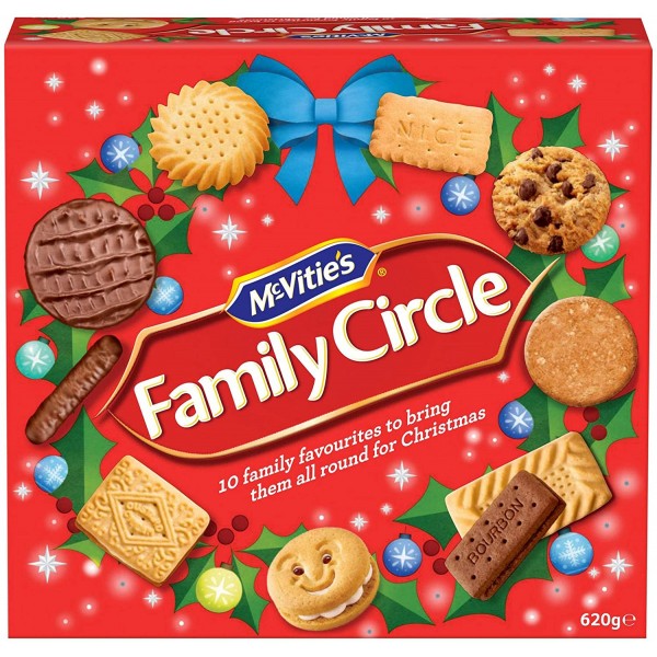 McVitie's - Family Circle Biscuit Selection box 620 g 