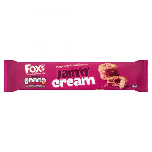 Fox’s - Jam ’n’ Cream Biscuits 150 g 