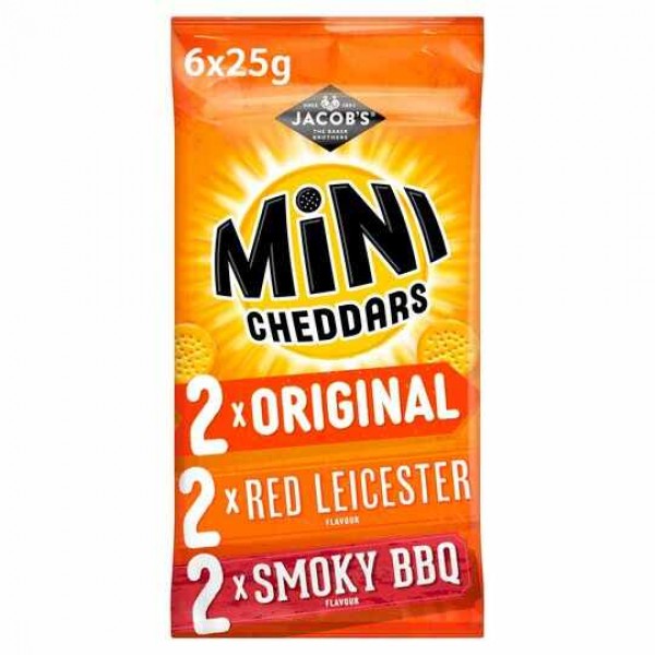Jacobs - Mini Cheddars Variety Pack 