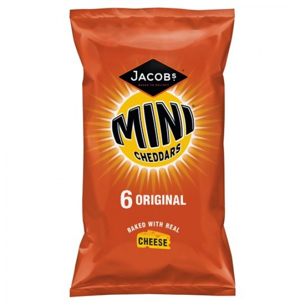 Jacobs - Mini Cheddars Original 6 x 25 g 