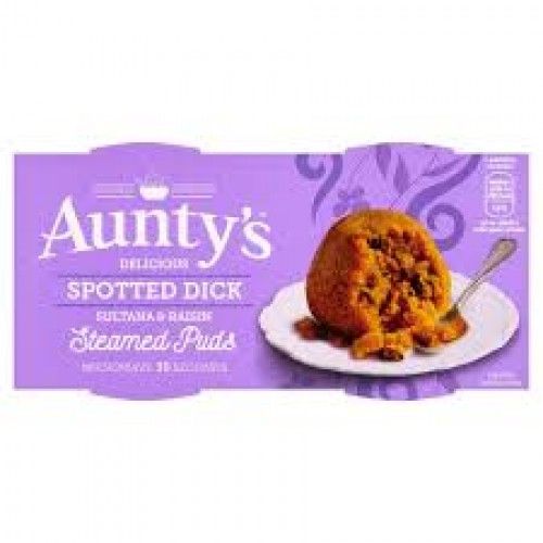 Aunty’s - Spotted Dick Steamed Puds  