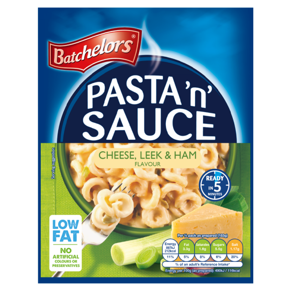 Batchelors Pasta 'n' Sauce - Cheese, Leak & Ham flavour