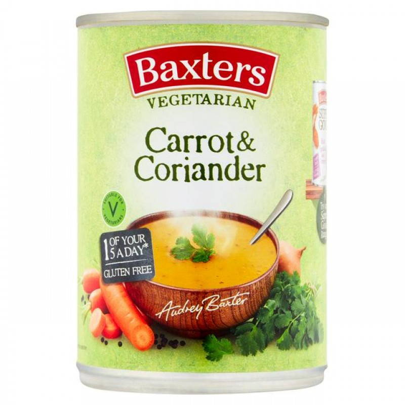 Baxters - Vegetarian Carrot & Coriander Soup 400 g 