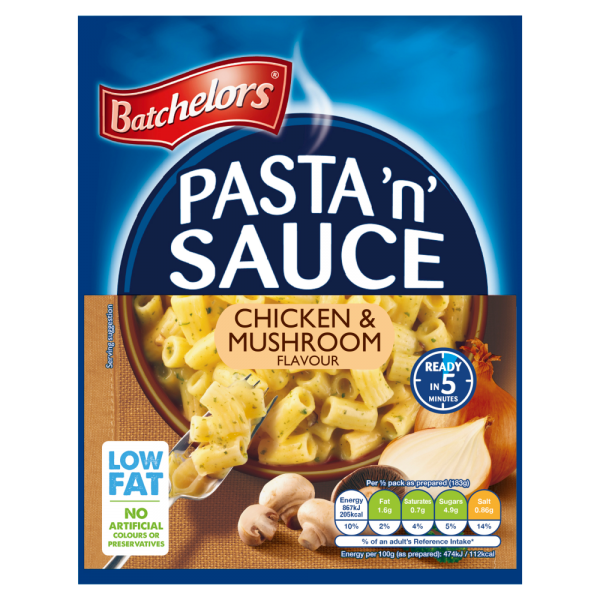 Batchelors Pasta 'n' Sauce - Chicken & Mushroom flavour