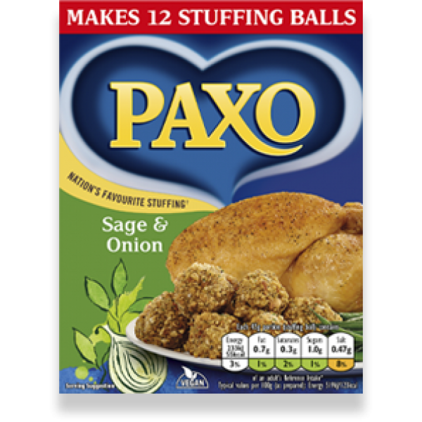 Paxo - Sage & Onion Stuffing 12 balls