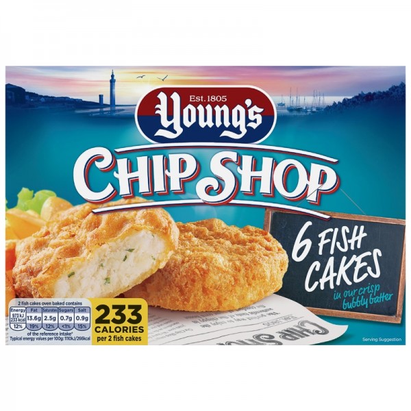 Young’s - 6 Fish Cakes 300 g