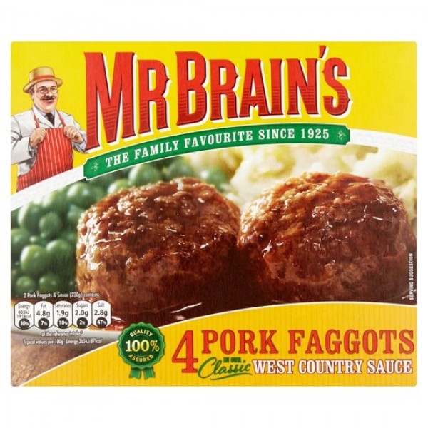 Mr Brains - 4 Faggots 439 g