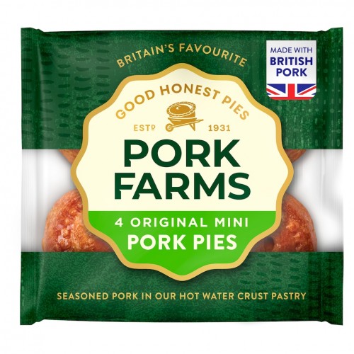 4 Buffet Pork Pies