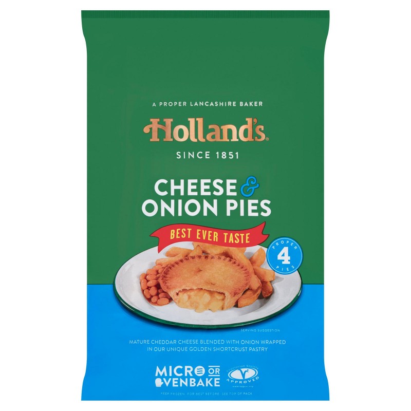 Holland’s - 4 Cheese & Onion Pies