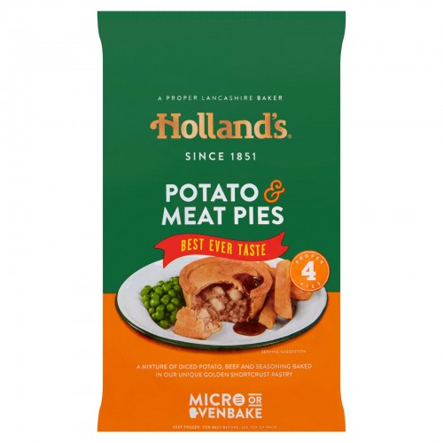 Holland’s - 4 Potato & Meat Pies