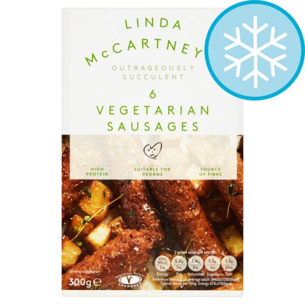 Linda McCartney - 6 Vegetarian Sausages 270 g