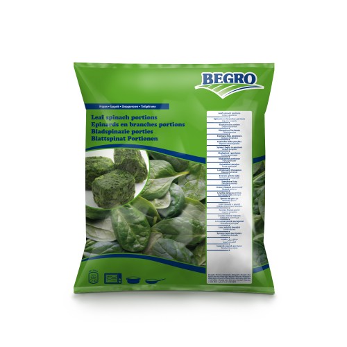 Begro - Chopped Spinach 1kg