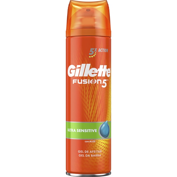 Gillette - Fusion Sensitive Skin Shaving Gel 200 ml 
