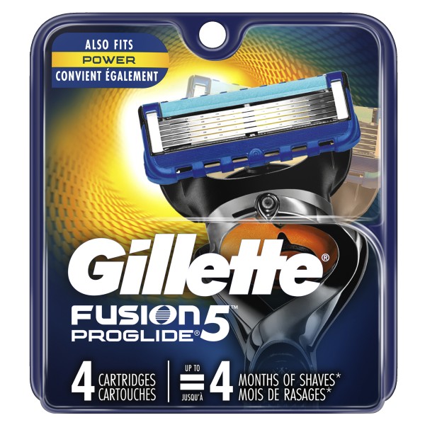 Gillette - Fusion 5 Razor Blades Refill 4 Pack