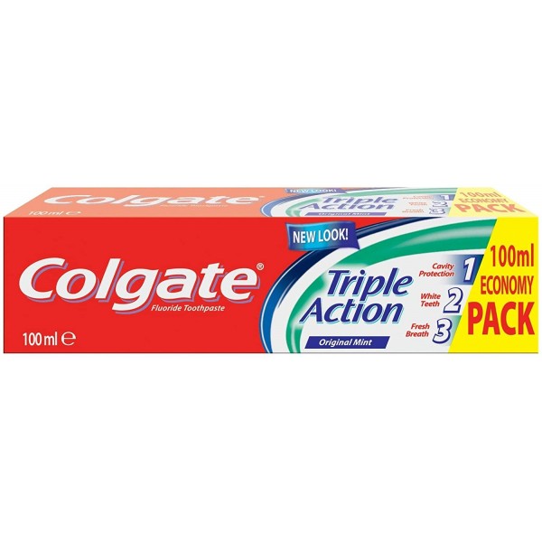 Colgate - Triple Action Toothpaste 100 ml 
