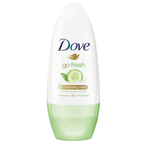 Dove - Go Fresh 0% Aluminium Cucumber & Green Tea Deodorant Roll On 50 ml 