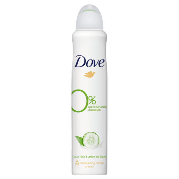 Dove - Go Fresh 0% Aluminium Cucumber & Green Tea Deodorant Spray 200 ml 