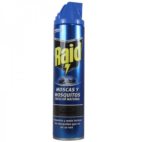 Raid - Insecticide Fly & Mosquito Spray 600 ml 