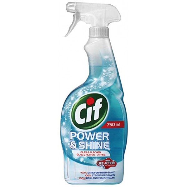 Cif - Power & Shine Window & Glass Spray 750 ml 