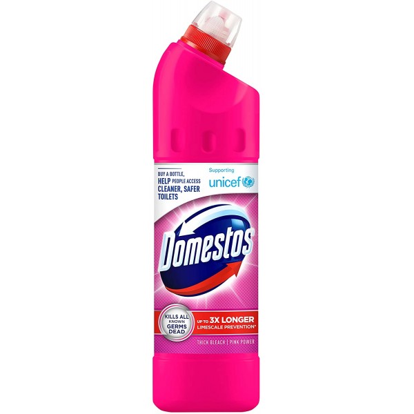 Domestos - Pink Power Thick Bleach 750 ml 